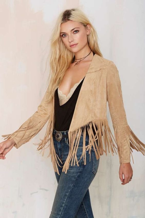 Women Western Leather Jacket