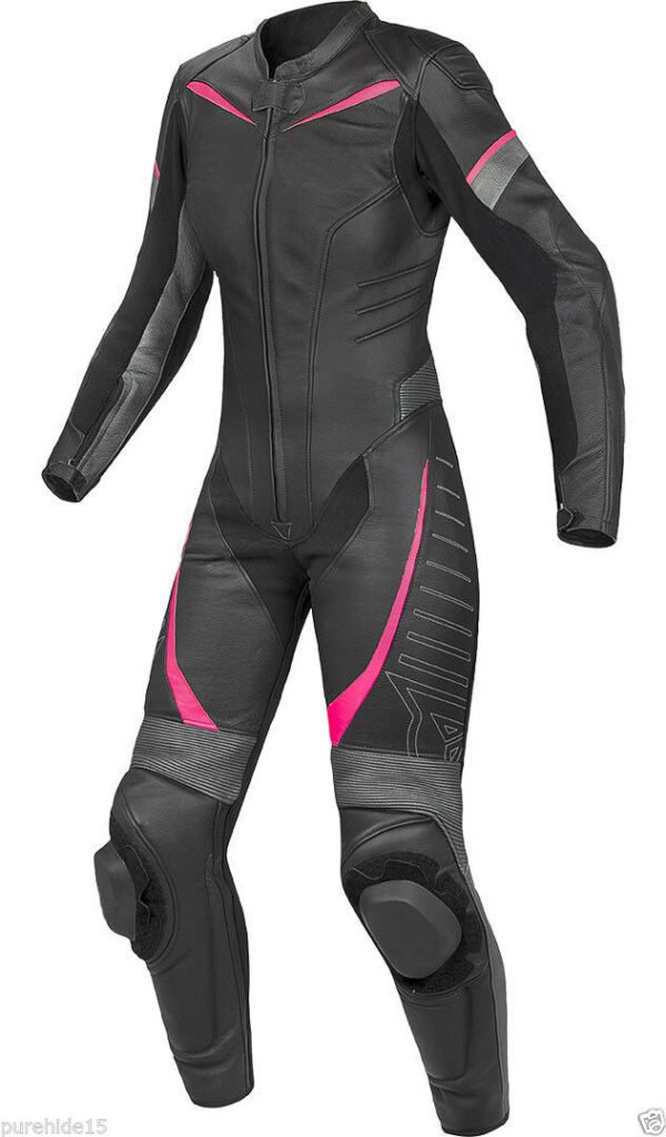 Women Motorbike Leather Suit