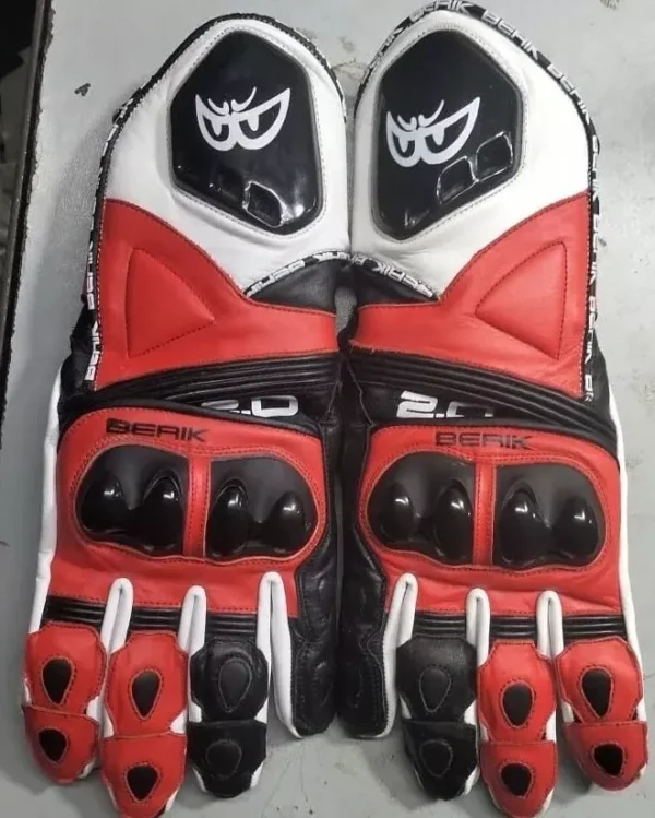 Berik Men Motorbike Leather Gloves