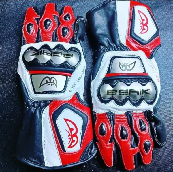 Berik Men Motorbike Leather Gloves