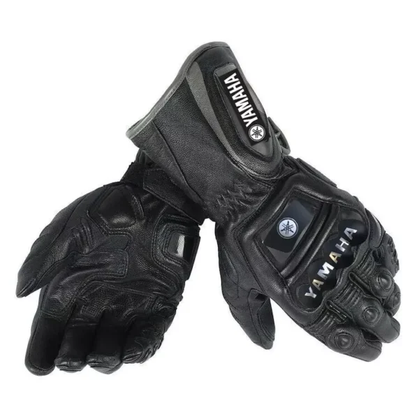 Kawasaki Ninja Men Motorbike Leather Gloves
