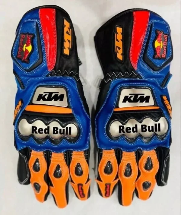 KTM Men Motorbike Leather Gloves
