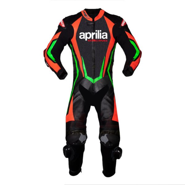 Aprilia Men Motorbike Leather Suit