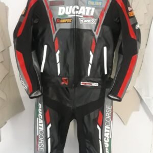 Ducati Men Motorbike Leather Racing Suit