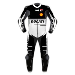 Ducati Men Motorbike Leather Racing Suit