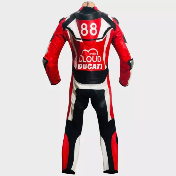 Ducati Men Motorbike Leather Racing Suit
