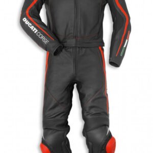 Ducati Men Motorbike Leather Racing Suit