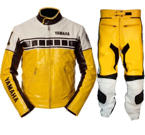 Yamaha Men Motorbike Leather Suit
