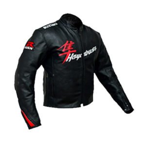 Suzuki Men Motorbike Leather Jacket