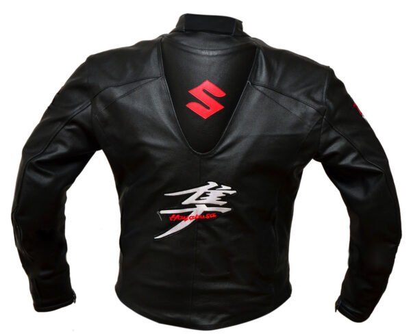 Suzuki Men Motorbike Leather Jacket