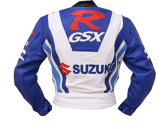 Suzuki Men Motorbike Leather Jacket
