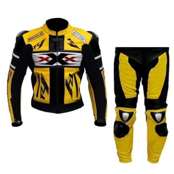 Yamaha Men Motorbike Leather Suit