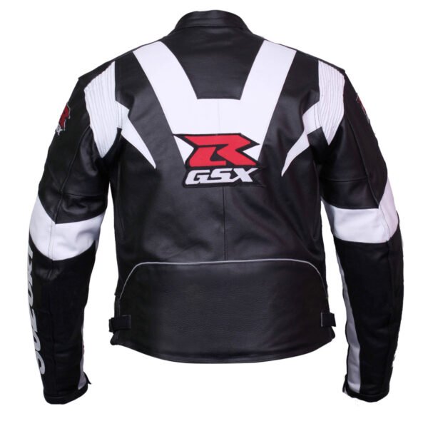 Suzuki Men Motorbike Leather Jacket