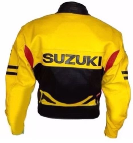 Suzuki Men Motorbike Leather Jacket