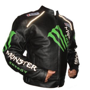 Suzuki Men Motorbike Leather Jacket