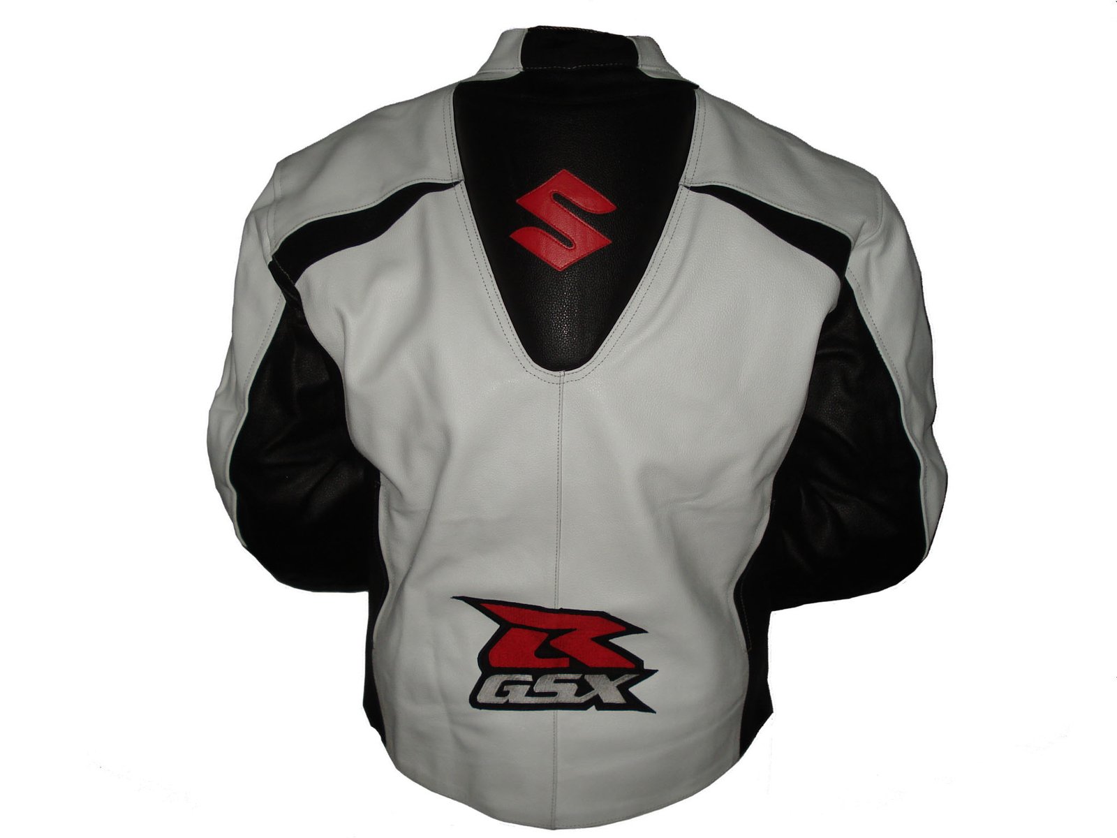 Suzuki Men Motorbike Leather Jacket