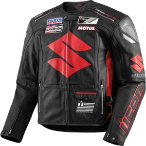 Suzuki Men Motorbike Leather Jacket