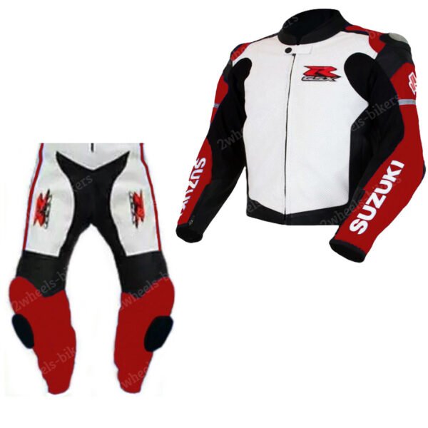 Suzuki Men Motorbike Leather Suit