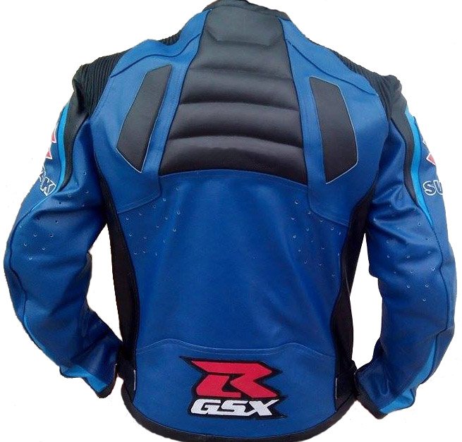 Suzuki Men Motorbike Leather Jacket