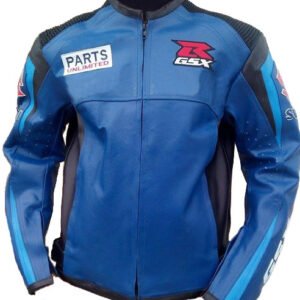 Suzuki Men Motorbike Leather Jacket