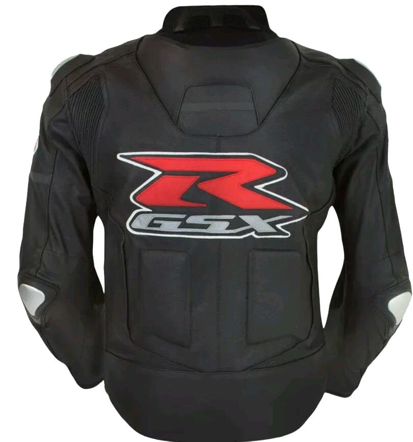 Suzuki Men Motorbike Leather Jacket