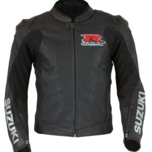 Suzuki Men Motorbike Leather Jacket