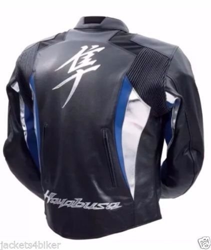Suzuki Men Motorbike Leather Jacket