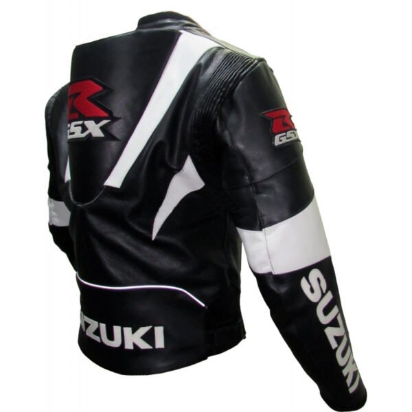Suzuki Men Motorbike Leather Jacket