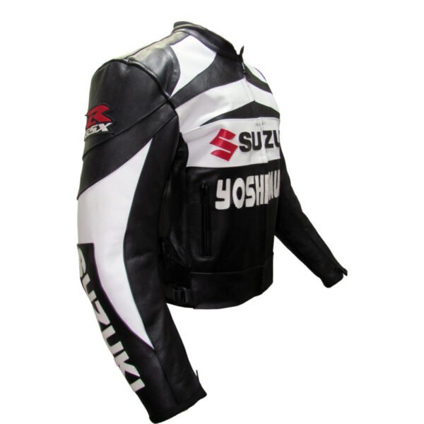 Suzuki Men Motorbike Leather Jacket