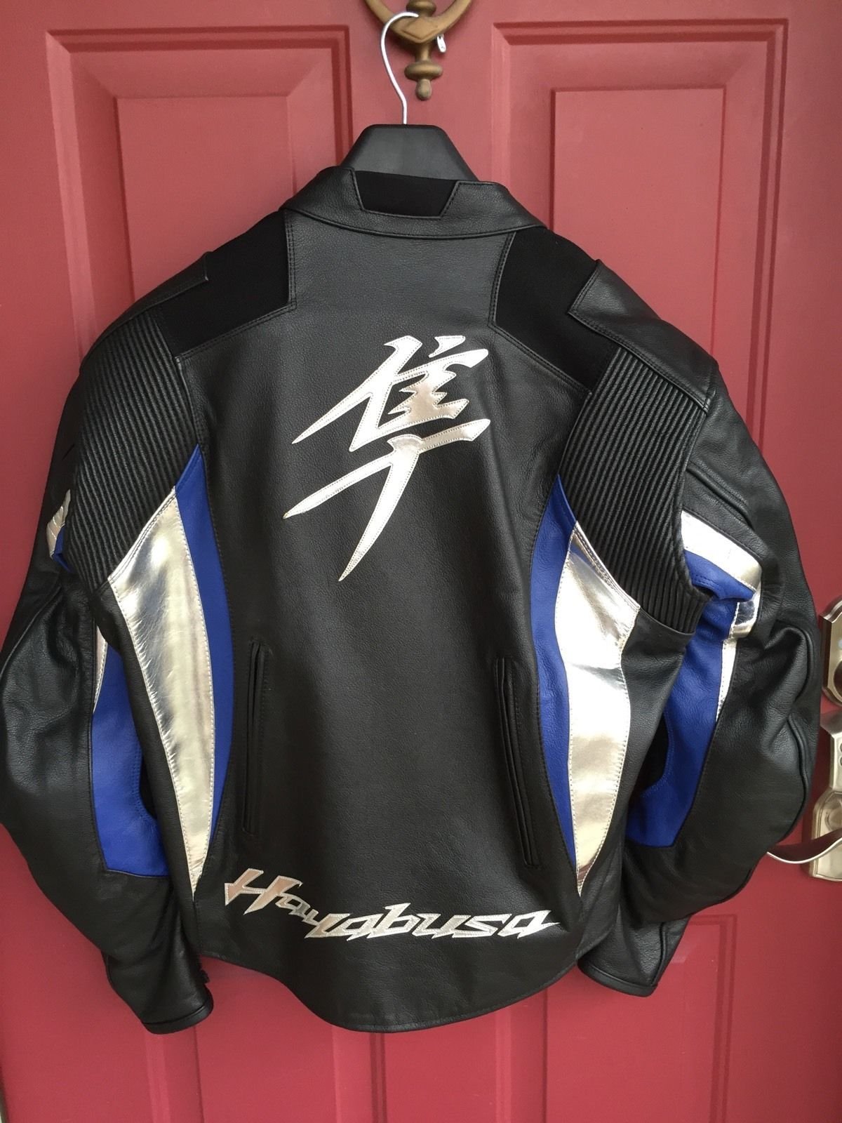 Suzuki Men Motorbike Leather Jacket