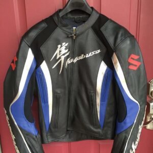 Suzuki Men Motorbike Leather Jacket