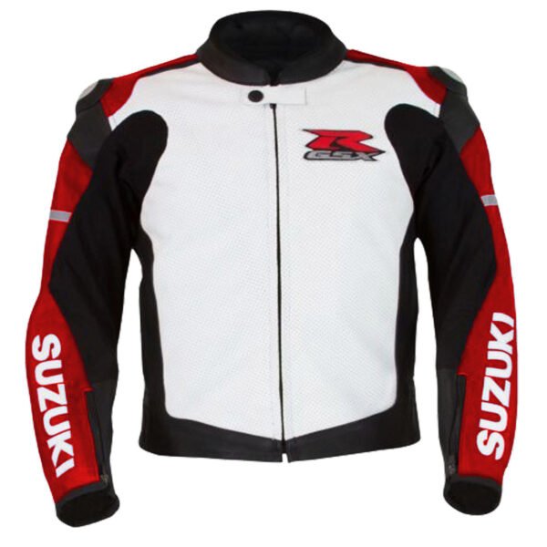 Suzuki Men Motorbike Leather Jacket