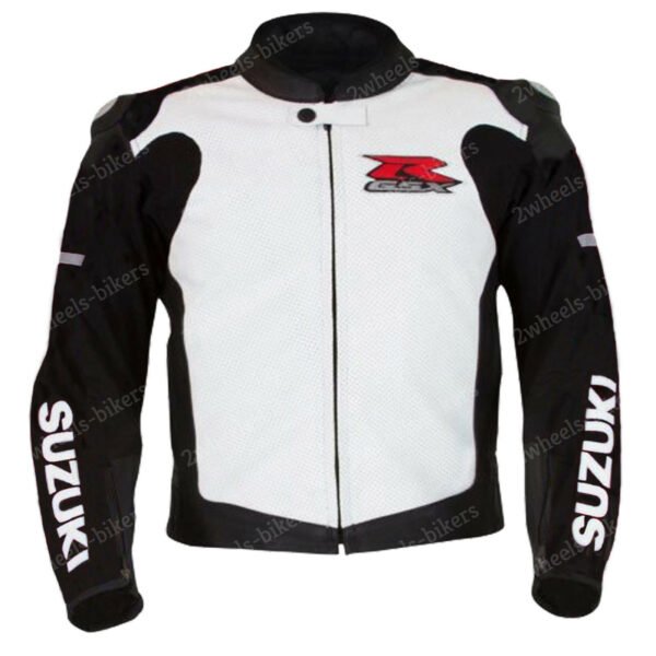 Suzuki Men Motorbike Leather Jacket