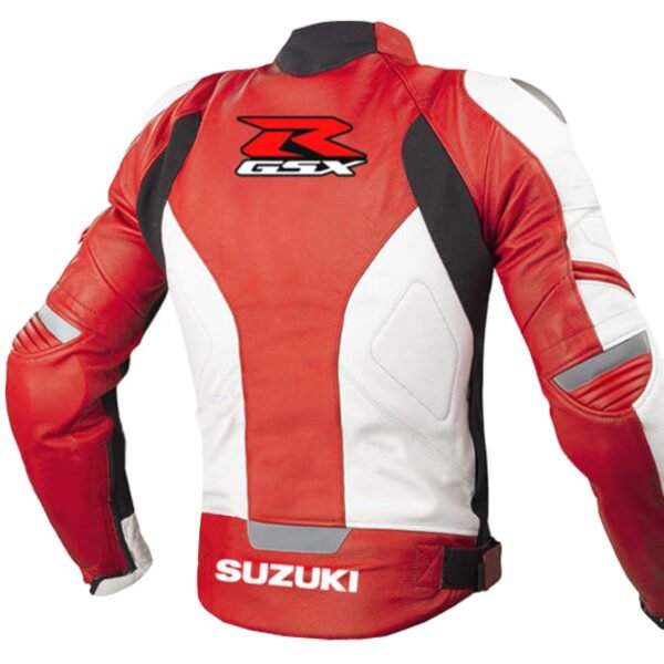 Suzuki Men Motorbike Leather Jacket