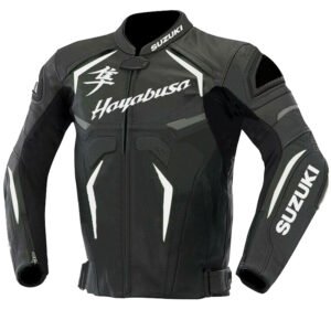 Suzuki Men Motorbike Leather Jacket
