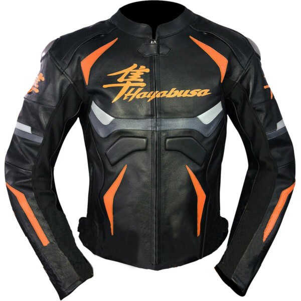 Suzuki Men Motorbike Leather Jacket