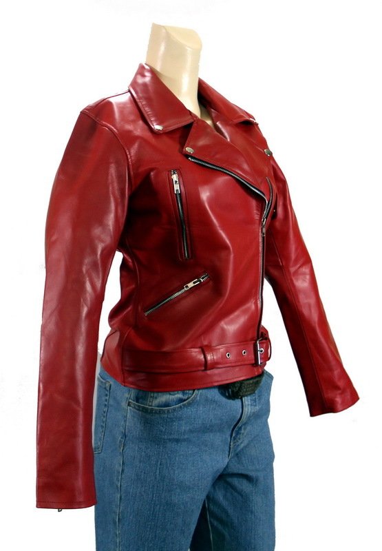 Women Motorbike Leather Jacket