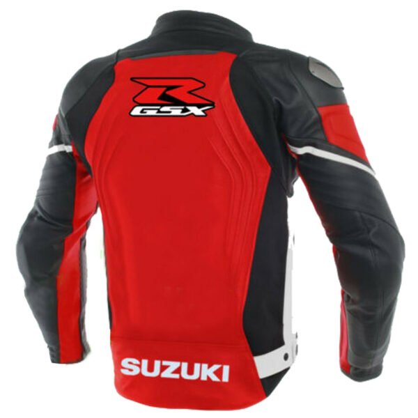 Suzuki Men Motorbike Leather Jacket