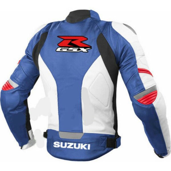 Suzuki Men Motorbike Leather Jacket