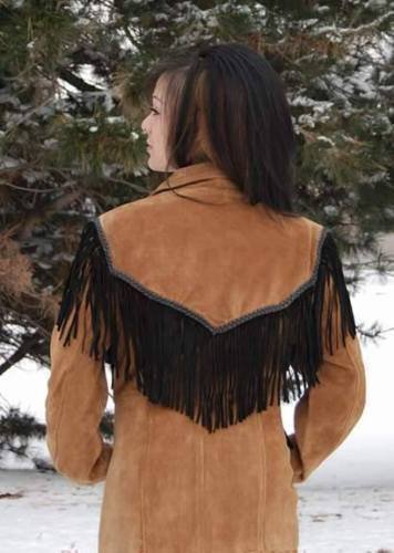 Women Leather Western Jacket