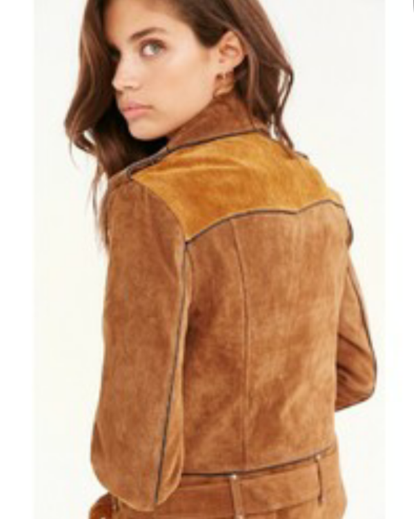 Women Leather Western Jacket