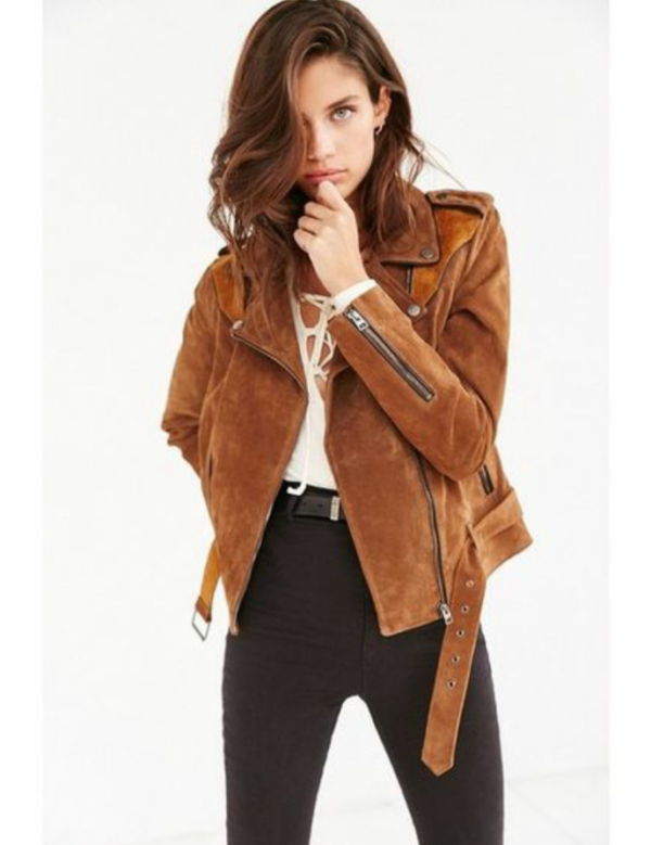 Women Leather Western Jacket
