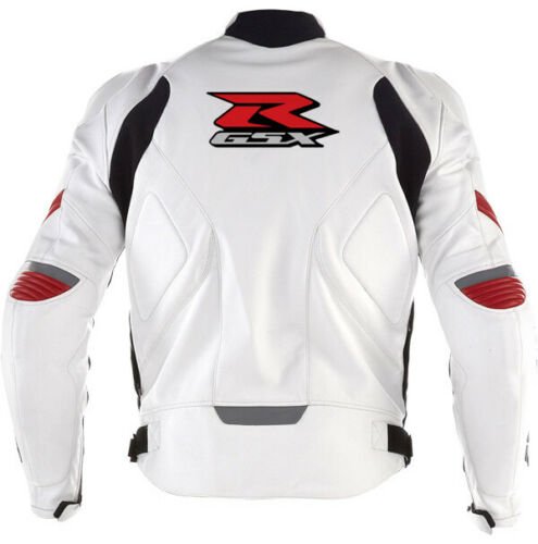 Suzuki Men Motorbike Leather Jacket