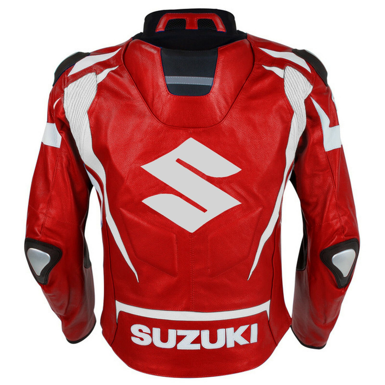Suzuki Men Motorbike Leather Jacket