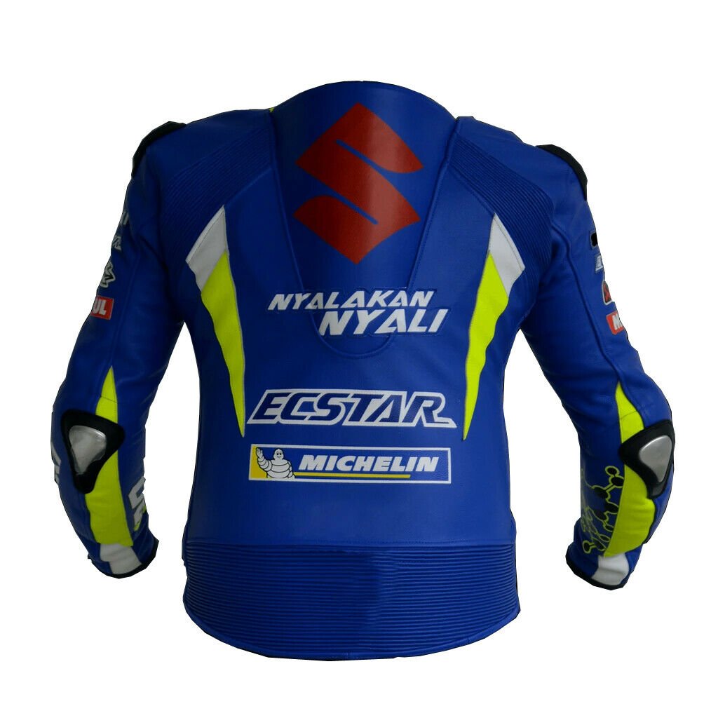 Suzuki Men Motorbike Leather Jacket