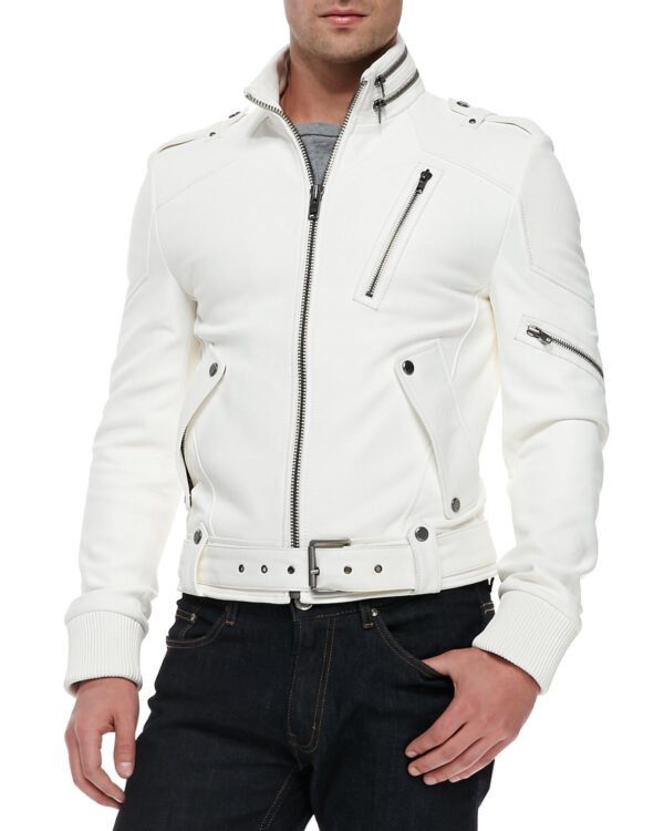 Men Leather Fashion Jacket