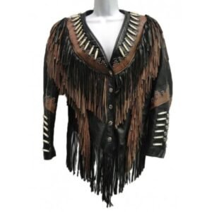 Women Leather Western Jacket