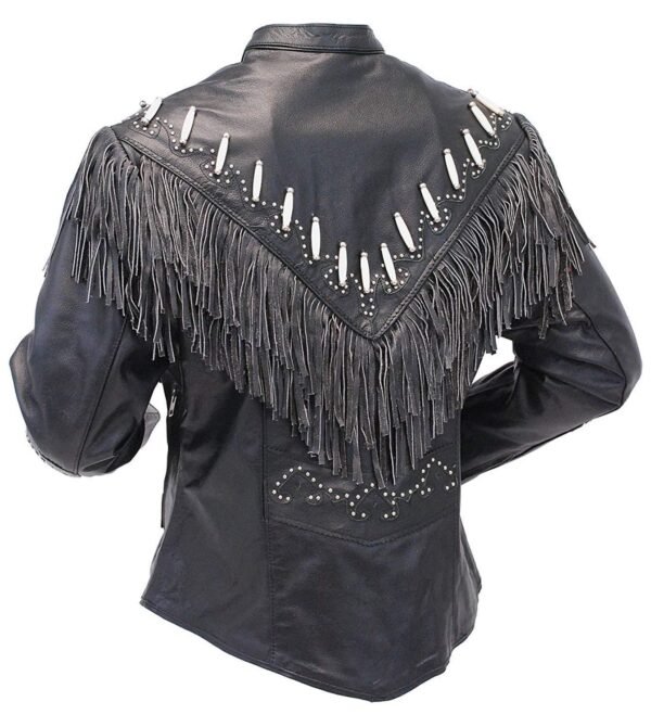 Women Leather Western Jacket