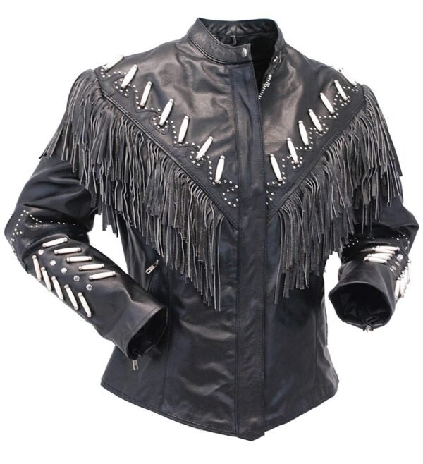 Women Leather Western Jacket