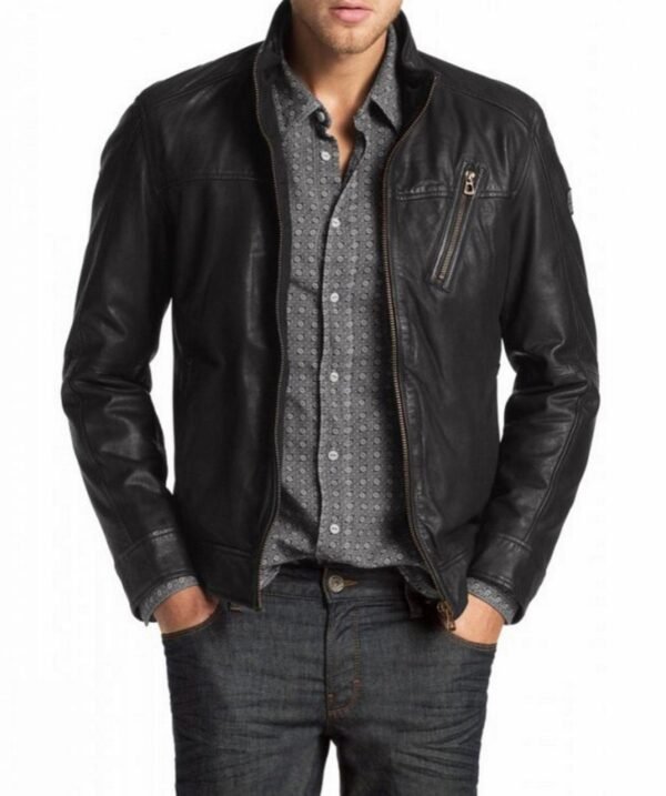 Men Leather Fashion Jacket